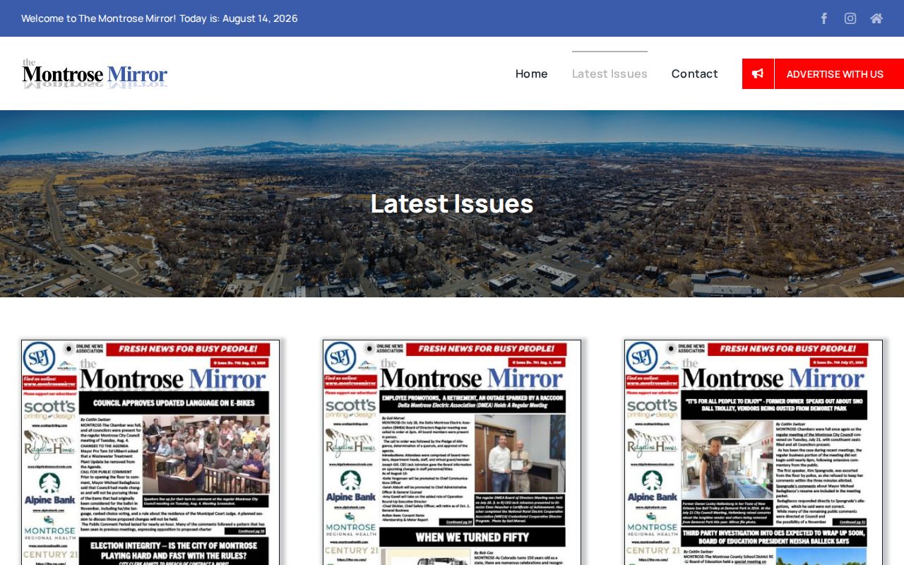 Montrose County crime news in the Montrose Mirror issue archive